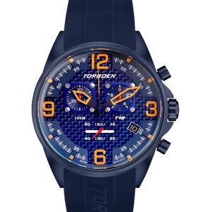 T18 BLUE CARBON FIBER

45mm, Blue Silicone Strap